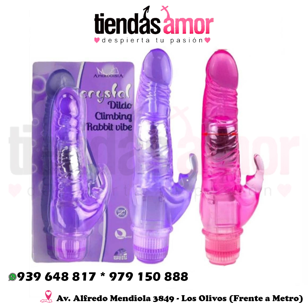 VibradorConsolador Conejito-AphrodisiaCrystal Dildo